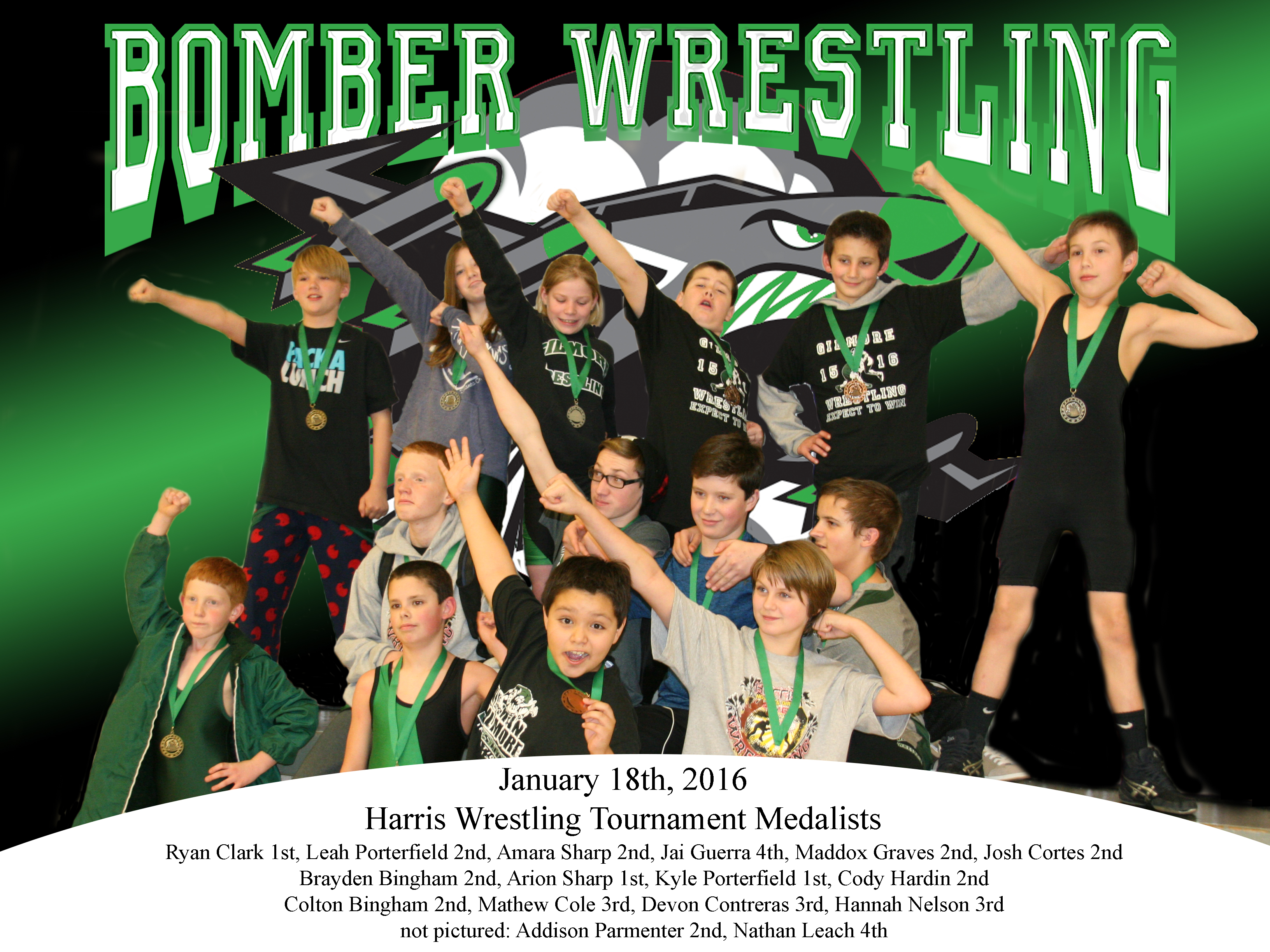 Bomber wrestlers - 2016